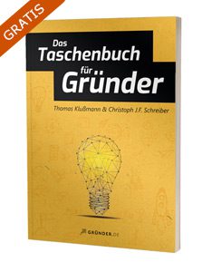 Taschenbuch_Gruender_234x300 Wolltest du dich schon immer einmal selbstständig machen?
Mit diesem Buch verwirklichst du deinen Traum vom eigenen Business ohne Umwege.